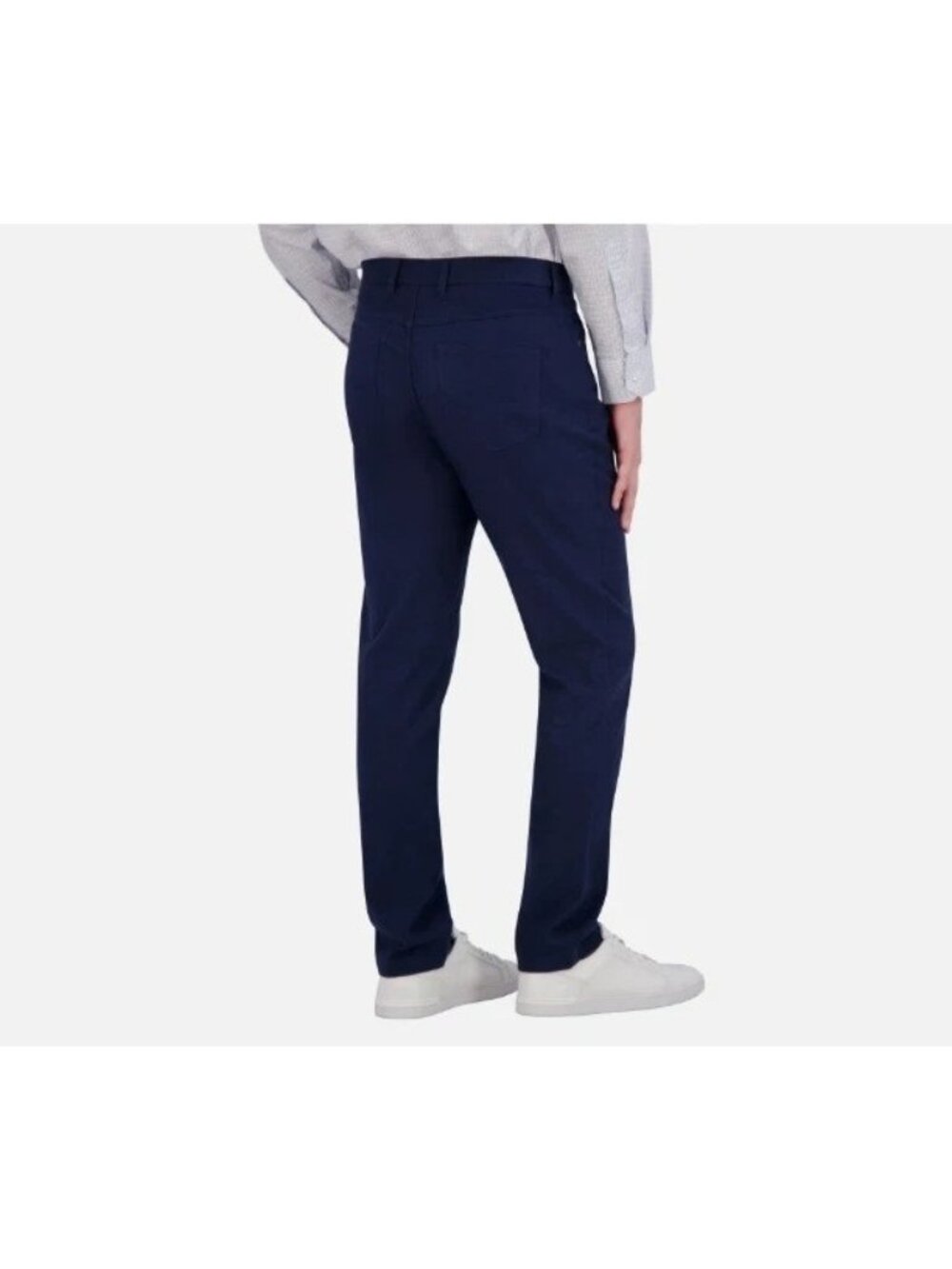 Kirkland Signature Men's 38x32 Navy 5-Pocket Stretch Pants d1753 - Picture 2 of 11